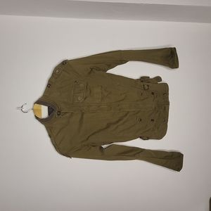 G-star original  jacket. Size S, military style, dark  green.